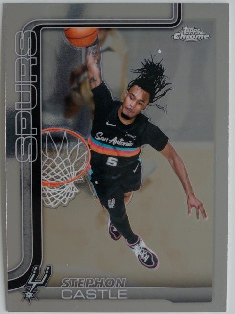 2025-26 Topps Chrome Update Basketball Stephon Castle #82
