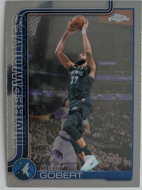 2025-26 Topps Chrome Update Basketball Rudy Gobert #55