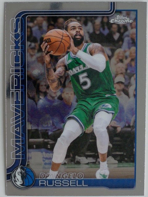 2025-26 Topps Chrome Update Basketball D’Angelo Russell #90