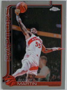 2025-26 Topps Chrome Update Basketball Alijah Martin #190 RC