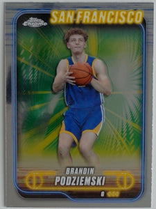 2024-25 Topps Chrome Basketball Brandin Podziemski #7