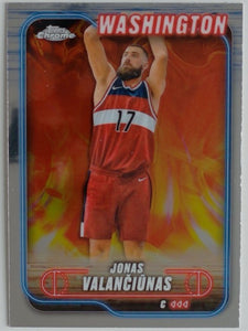 2024-25 Topps Chrome Basketball Jonas Valan?i?nas #91
