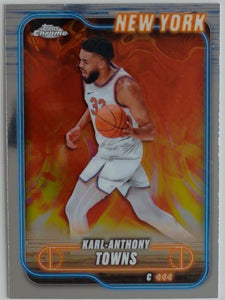 2024-25 Topps Chrome Basketball Karl-Anthony Towns #52