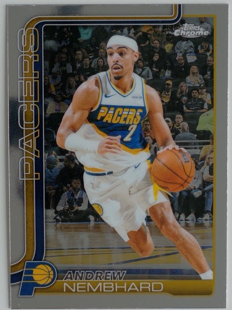2025-26 Topps Chrome Update Basketball Andrew Nembhard #68