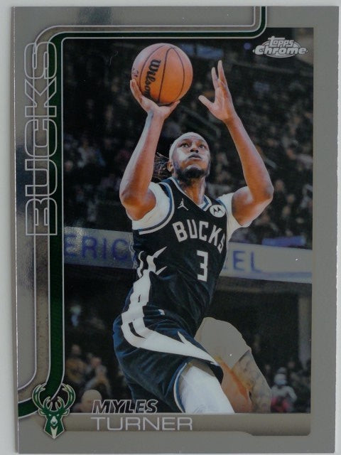 2025-26 Topps Chrome Update Basketball Myles Turner #70
