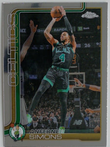 2025-26 Topps Chrome Update Basketball Anfernee Simons #76