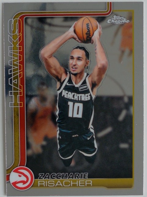 2025-26 Topps Chrome Update Basketball Zaccharie Risacher #88