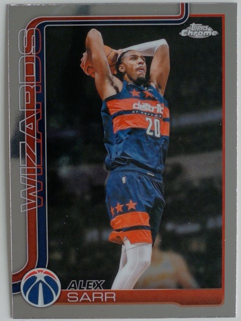 2025-26 Topps Chrome Update Basketball Alex Sarr #87