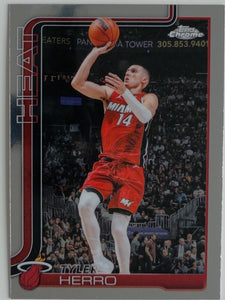 2025-26 Topps Chrome Update Basketball Tyler Herro #51
