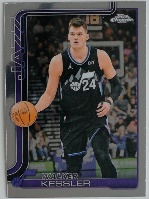 2025-26 Topps Chrome Update Basketball Walker Kessler #100