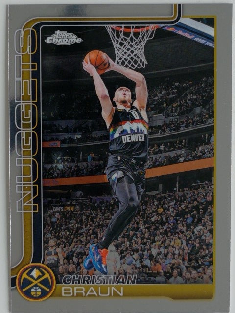2025-26 Topps Chrome Update Basketball Christian Braun #115