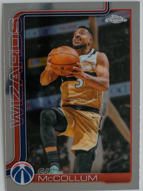 2025-26 Topps Chrome Update Basketball CJ McCollum #75