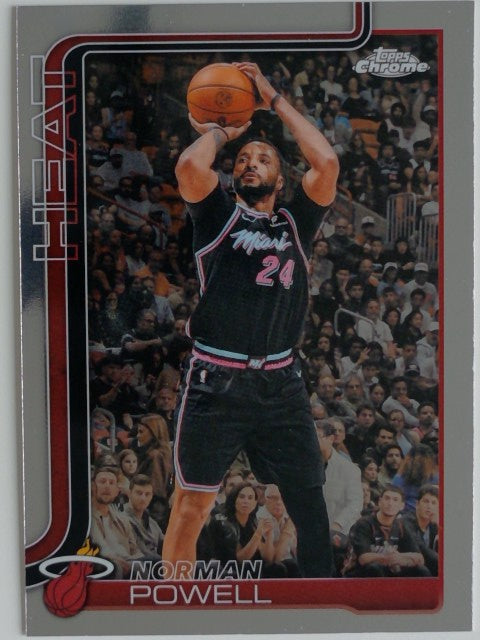 2025-26 Topps Chrome Update Basketball Norman Powell #58