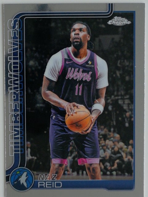 2025-26 Topps Chrome Update Basketball Naz Reid #71
