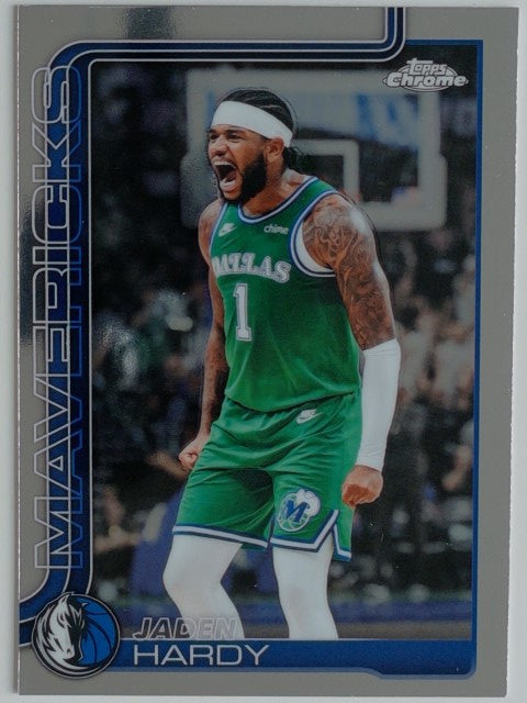 2025-26 Topps Chrome Update Basketball Jaden Hardy #140