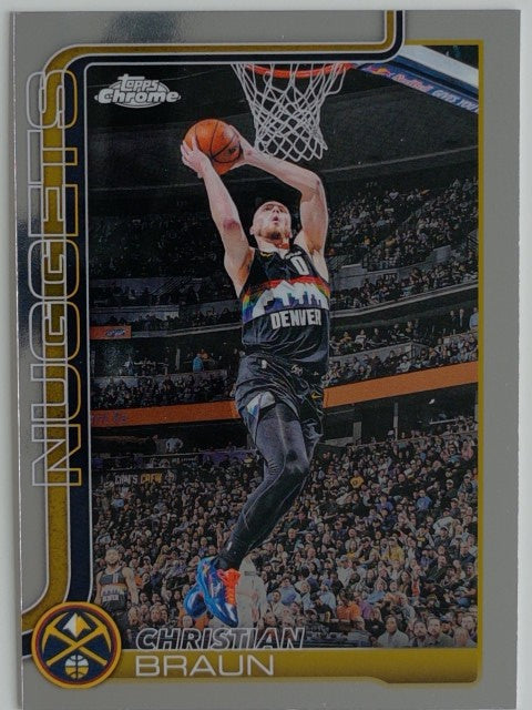 2025-26 Topps Chrome Update Basketball Christian Braun #115