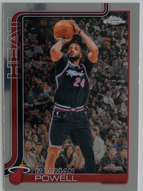 2025-26 Topps Chrome Update Basketball Norman Powell #58