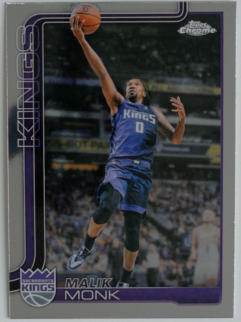 2025-26 Topps Chrome Update Basketball Malik Monk #135