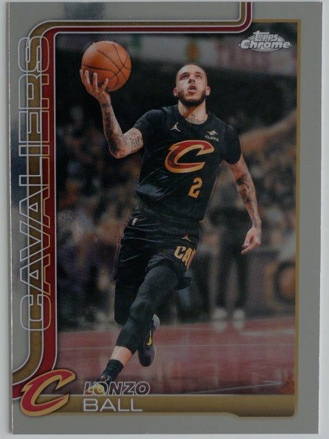2025-26 Topps Chrome Update Basketball Lonzo Ball #119