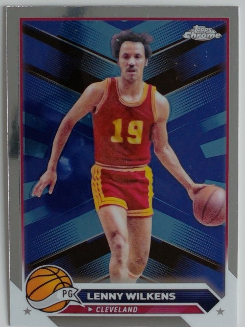 2023-24 Topps Chrome Basketball Lenny Wilkens #25