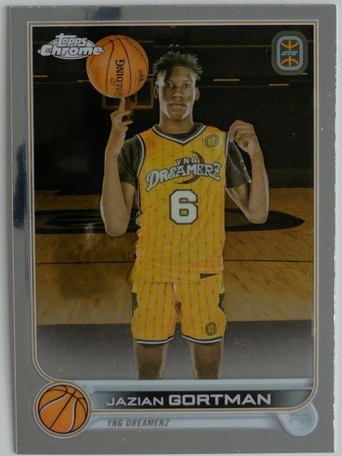 2022-23 Topps Chrome Overtime Elite Basketball Jazian Gortman #46