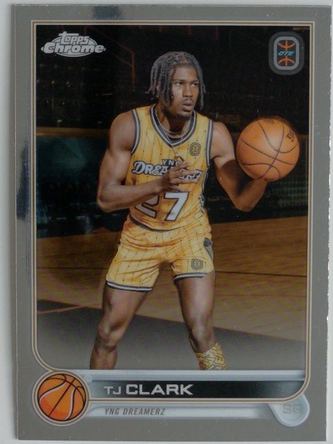 2022-23 Topps Chrome Overtime Elite Basketball TJ Clark #90