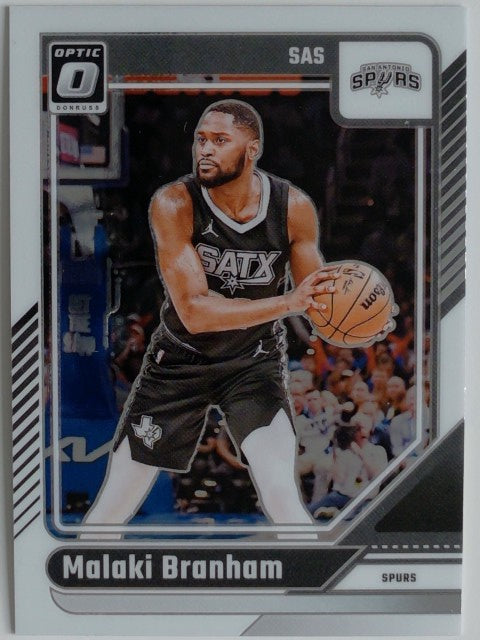 2024-25 Donruss Optic Basketball Malaki Branham #39