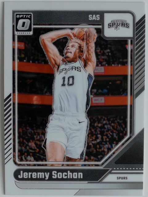 2024-25 Donruss Optic Basketball Jeremy Sochan #196