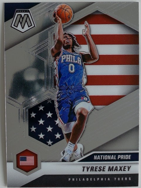 2020-21 Panini Mosaic Basketball Tyrese Maxey #259