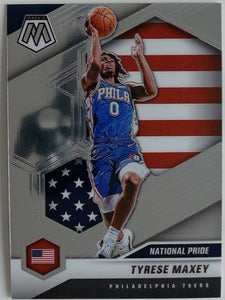 2020-21 Panini Mosaic Basketball Tyrese Maxey #259