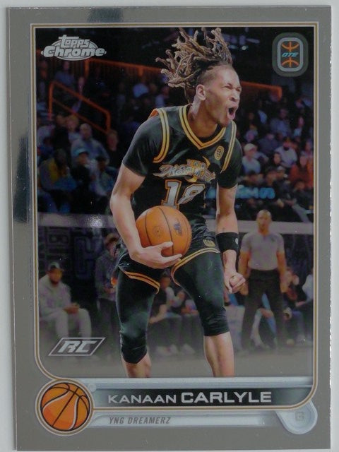 2022-23 Topps Chrome Overtime Elite Basketball Kanaan Carlyle #95 RC