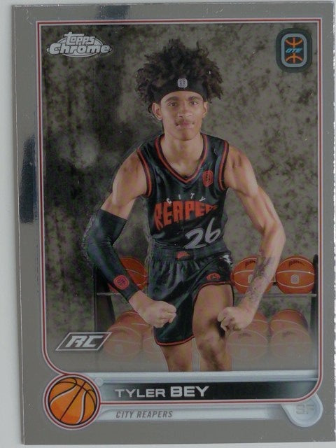 2022-23 Topps Chrome Overtime Elite Basketball Tyler Bey #99 RC