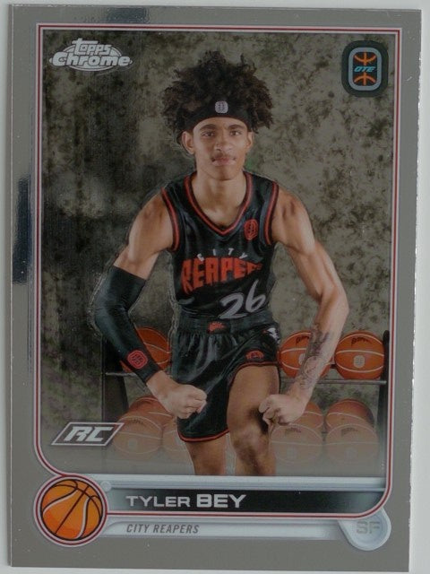 2022-23 Topps Chrome Overtime Elite Basketball Tyler Bey #99 RC