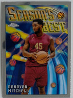 2023-24 Topps Chrome Basketball Seasons Best Donovan Mitchell #SB-3