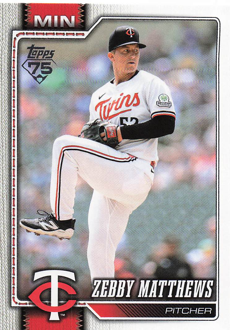 2026 Topps Baseball Zebby Matthews #606