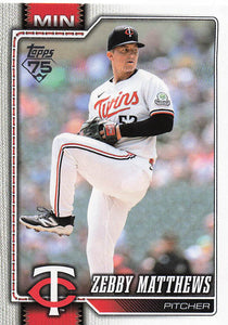 2026 Topps Baseball Zebby Matthews #606
