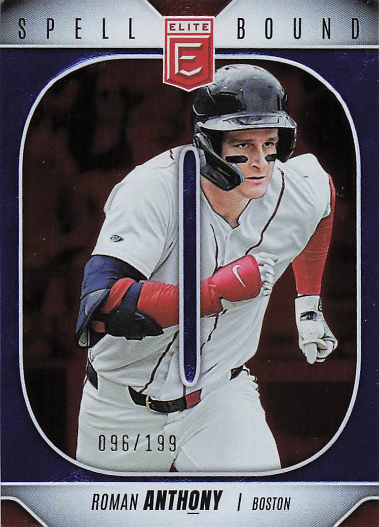 2026 Donruss Elite Baseball Spellbound Blue 96/199 Roman Anthony #30