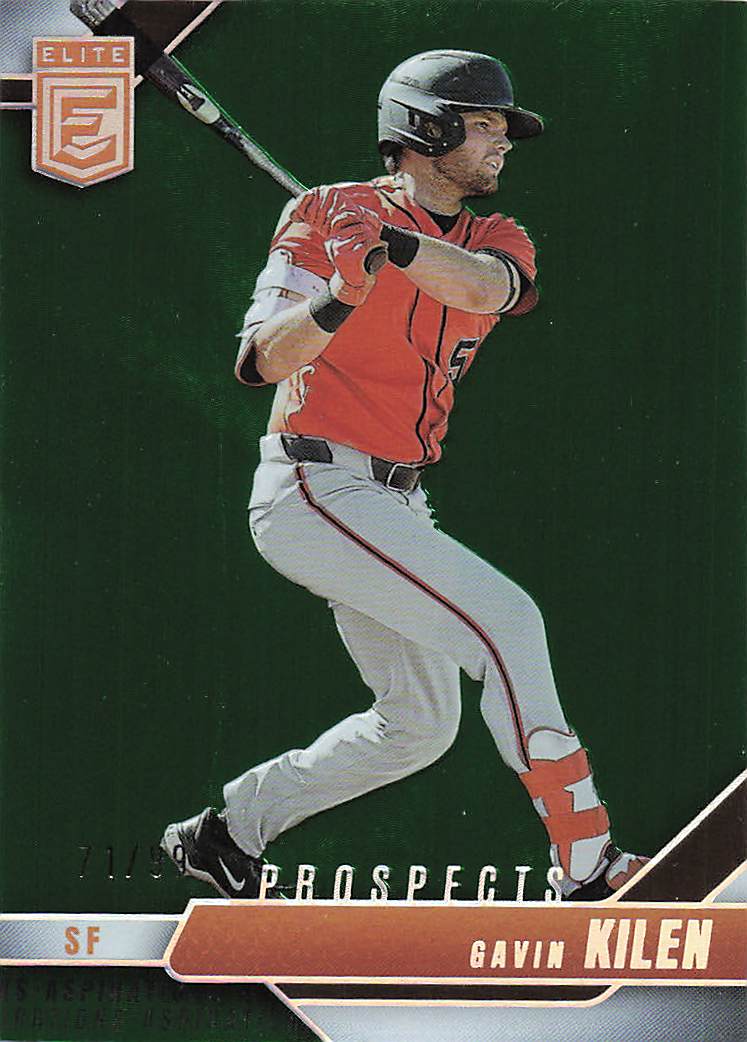 2026 Donruss Elite Baseball Neon Green Gavin Kilen #105