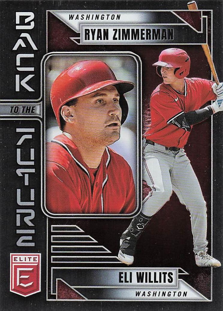 2026 Donruss Elite Baseball Back to the Future Eli Willits / Ryan Zimmerman #2