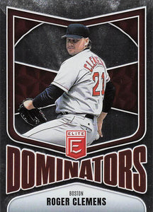 2026 Donruss Elite Baseball Dominators Roger Clemens #10