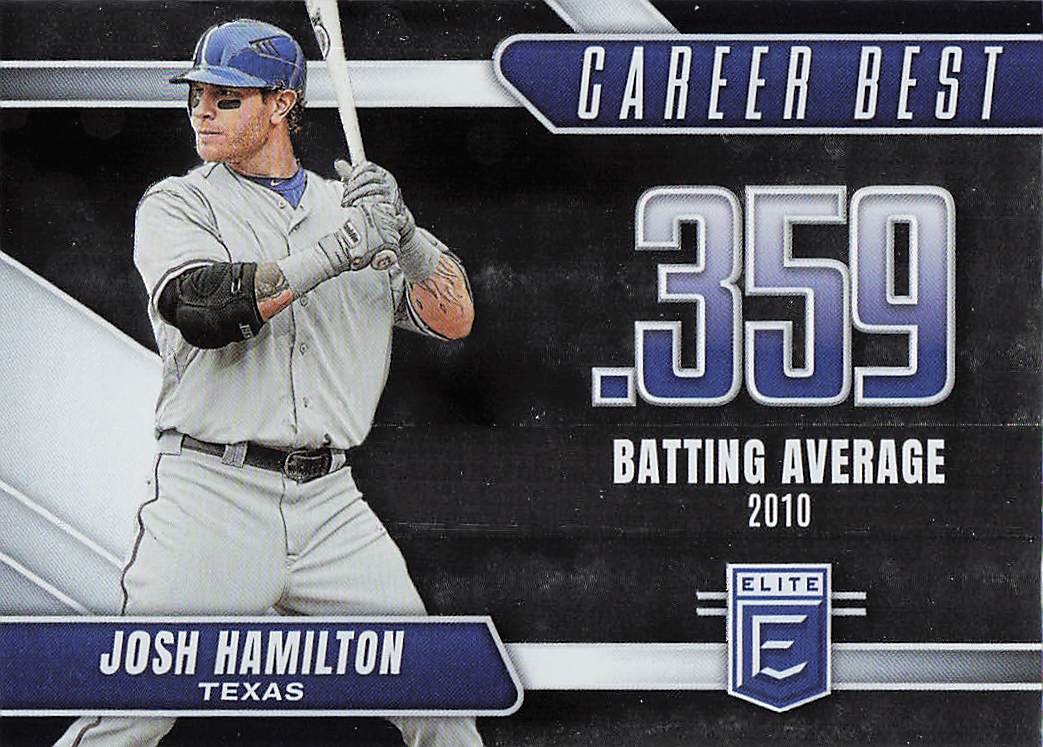 2026 Donruss Elite Baseball Career Best Josh Hamilton #13
