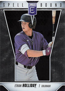 2026 Donruss Elite Baseball Spellbound Ethan Holliday #40