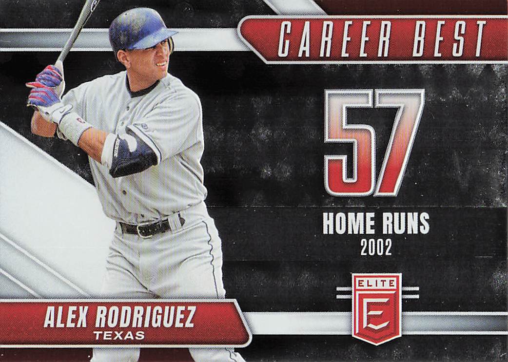 2026 Donruss Elite Baseball Career Best Alex Rodriguez #16