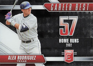 2026 Donruss Elite Baseball Career Best Alex Rodriguez #16