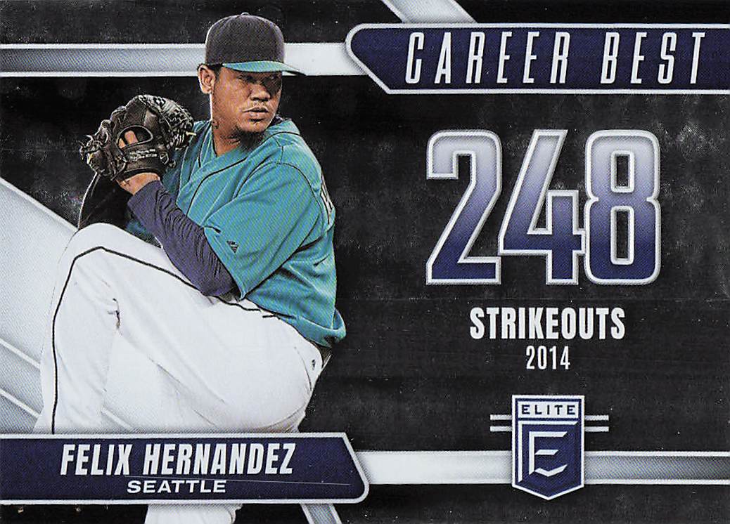 2026 Donruss Elite Baseball Career Best Felix Hernandez #4