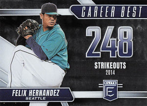 2026 Donruss Elite Baseball Career Best Felix Hernandez #4