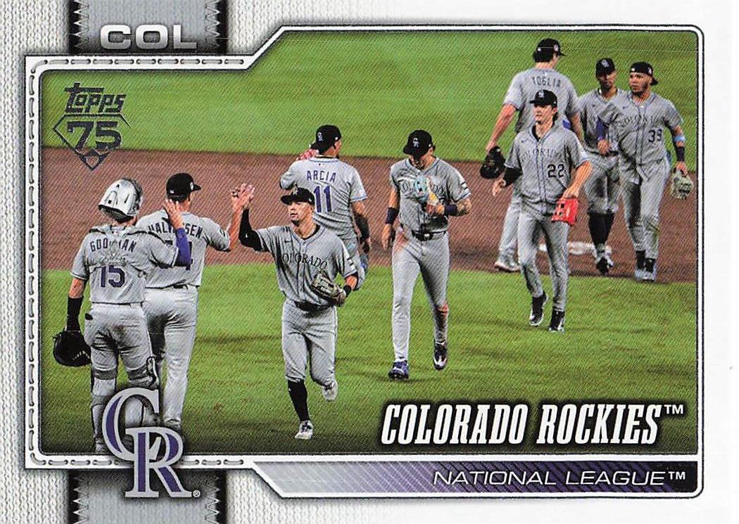 2026 Topps Baseball Colorado Rockies #508
