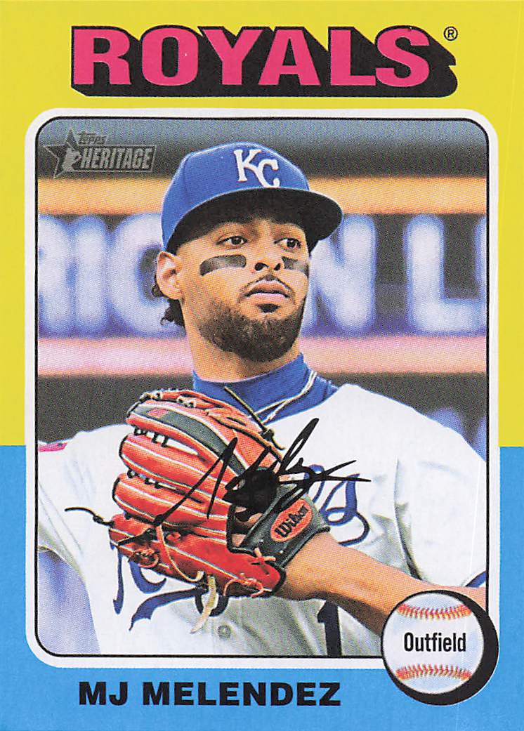 2024 Topps Heritage Baseball MJ Melendez #697