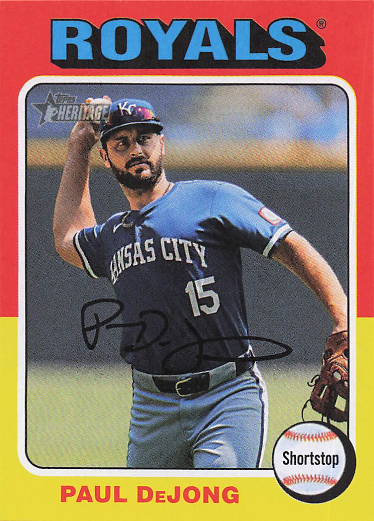 2024 Topps Heritage Baseball Paul DeJong #540