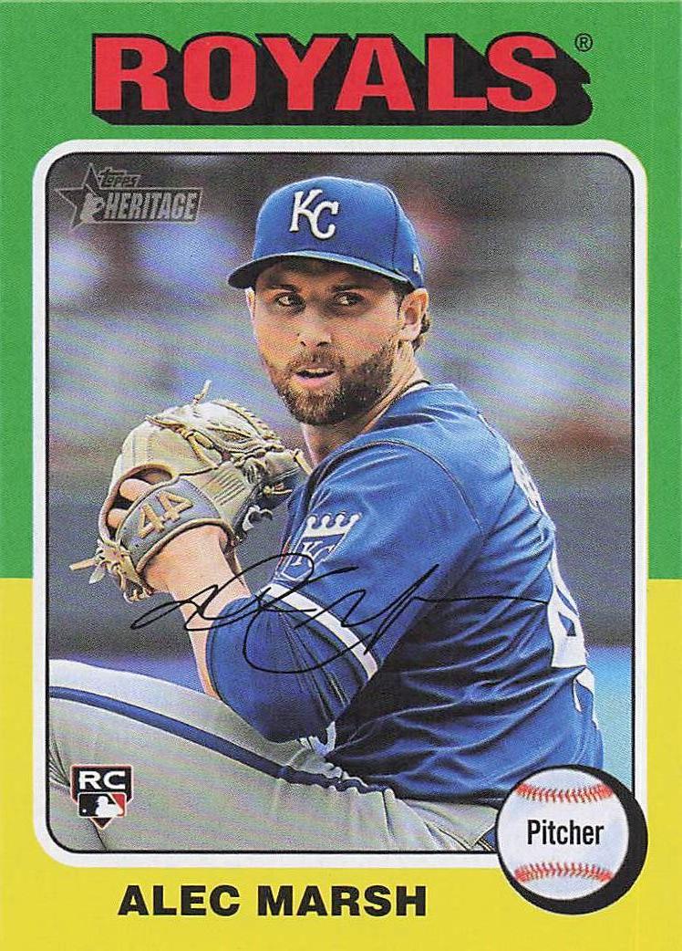 2024 Topps Heritage Baseball Alec Marsh #683 RC